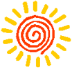 new sun logo - flashing